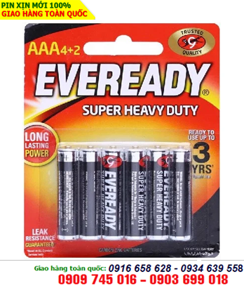 Pin đũa AA Eveready 1212BP6 Super Heavy Duty 1.5V chính hãng